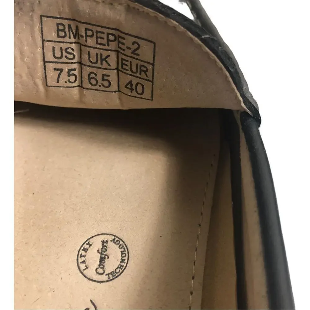 Bruno Marc Gray Penny Loafers Moccasins